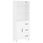 vidaXL Highboard Weiß 69,5x34x180 cm Holzwerkstoff vidaXL Highboard Weiß 69,5x34x180 cm Holzwerkstoff