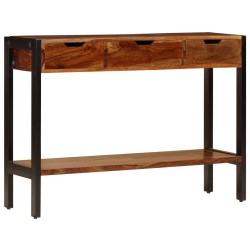 vidaXL Sideboard mit 3 Schubladen 110x35x75 cm Massivholz Palisander