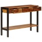 vidaXL Sideboard mit 3 Schubladen 110x35x75 cm Massivholz Palisander vidaXL Sideboard mit 3 Schubladen 110x35x75 cm Massivholz Palisander