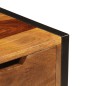 vidaXL Sideboard mit 3 Schubladen 110x35x75 cm Massivholz Palisander vidaXL Sideboard mit 3 Schubladen 110x35x75 cm Massivholz Palisander