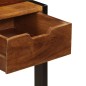 vidaXL Sideboard mit 3 Schubladen 110x35x75 cm Massivholz Palisander vidaXL Sideboard mit 3 Schubladen 110x35x75 cm Massivholz Palisander