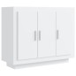 vidaXL Sideboard Hochglanz-Weiß 92x35x75 cm Holzwerkstoff vidaXL Sideboard Hochglanz-Weiß 92x35x75 cm Holzwerkstoff