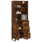 vidaXL Highboard Räuchereiche 69,5x34x180 cm Holzwerkstoff vidaXL Highboard Räuchereiche 69,5x34x180 cm Holzwerkstoff