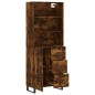 vidaXL Highboard Räuchereiche 69,5x34x180 cm Holzwerkstoff vidaXL Highboard Räuchereiche 69,5x34x180 cm Holzwerkstoff