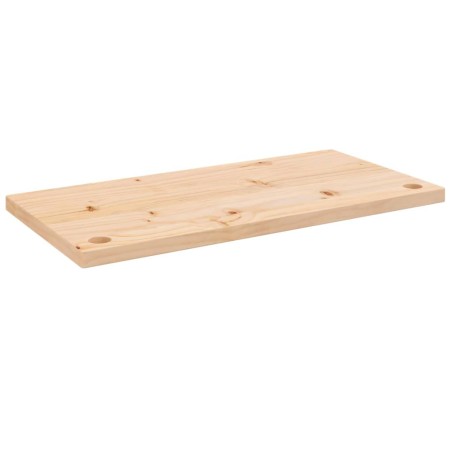 vidaXL Schreibtischplatte 80x40x2,5 cm Massivholz Kiefer
