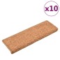 vidaXL Stufenmatten 10 Stk. 65x21x4 cm Braun vidaXL Stufenmatten 10 Stk. 65x21x4 cm Braun