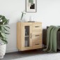 vidaXL Sideboard Sonoma-Eiche 69,5x34x90 cm Holzwerkstoff vidaXL Sideboard Sonoma-Eiche 69,5x34x90 cm Holzwerkstoff
