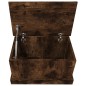 vidaXL Truhe Räuchereiche 50x30x28 cm Holzwerkstoff vidaXL Truhe Räuchereiche 50x30x28 cm Holzwerkstoff