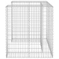 vidaXL Gabionenwand für Mülltonnen Verzinkter Stahl 110x100x110 cm vidaXL Gabionenwand für Mülltonnen Verzinkter Stahl 110x100x110 cm
