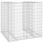 vidaXL Gabionenwand für Mülltonnen Verzinkter Stahl 110x100x110 cm vidaXL Gabionenwand für Mülltonnen Verzinkter Stahl 110x100x110 cm