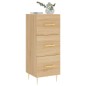 vidaXL Sideboard Sonoma-Eiche 34,5x34x90 cm Holzwerkstoff vidaXL Sideboard Sonoma-Eiche 34,5x34x90 cm Holzwerkstoff