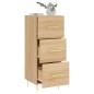 vidaXL Sideboard Sonoma-Eiche 34,5x34x90 cm Holzwerkstoff vidaXL Sideboard Sonoma-Eiche 34,5x34x90 cm Holzwerkstoff