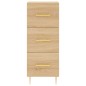 vidaXL Sideboard Sonoma-Eiche 34,5x34x90 cm Holzwerkstoff vidaXL Sideboard Sonoma-Eiche 34,5x34x90 cm Holzwerkstoff