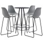 5-tlg. Bar-Set Kunststoff Grau 5-tlg. Bar-Set Kunststoff Grau