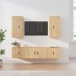 vidaXL 5-tlg. TV-Schrank-Set Sonoma-Eiche Holzwerkstoff vidaXL 5-tlg. TV-Schrank-Set Sonoma-Eiche Holzwerkstoff