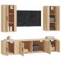 vidaXL 5-tlg. TV-Schrank-Set Sonoma-Eiche Holzwerkstoff vidaXL 5-tlg. TV-Schrank-Set Sonoma-Eiche Holzwerkstoff