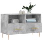 vidaXL TV-Schrank Betongrau 80x36x50 cm Holzwerkstoff vidaXL TV-Schrank Betongrau 80x36x50 cm Holzwerkstoff