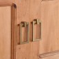 vidaXL TV-Schrank 110x30x45 cm Massivholz Mahagoni vidaXL TV-Schrank 110x30x45 cm Massivholz Mahagoni