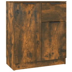 vidaXL Sideboard Räuchereiche 60x30x70 cm Holzwerkstoff