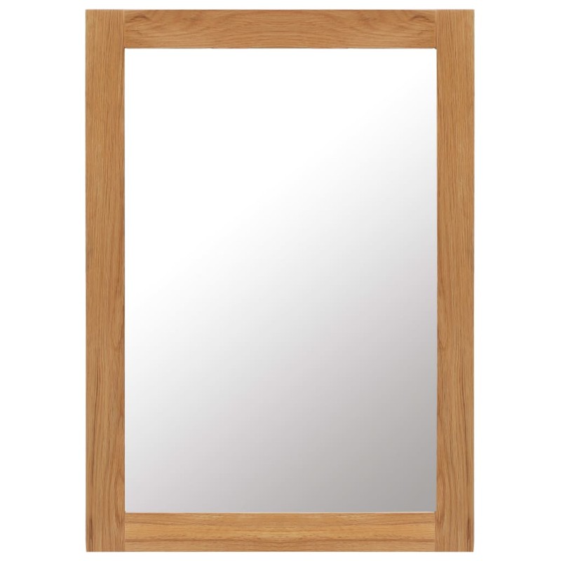 vidaXL Spiegel 50x70 cm Eiche Massivholz vidaXL Spiegel 50x70 cm Eiche Massivholz