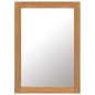 vidaXL Spiegel 50x70 cm Eiche Massivholz vidaXL Spiegel 50x70 cm Eiche Massivholz