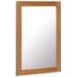 vidaXL Spiegel 50x70 cm Eiche Massivholz vidaXL Spiegel 50x70 cm Eiche Massivholz