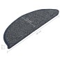 vidaXL Treppenmatten 15 Stk. Dunkelblau 56x17x3 cm vidaXL Treppenmatten 15 Stk. Dunkelblau 56x17x3 cm
