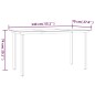 vidaXL 7-tlg. Garten-Essgruppe Schwarz Poly Rattan und Stahl vidaXL 7-tlg. Garten-Essgruppe Schwarz Poly Rattan und Stahl