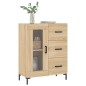 vidaXL Sideboard Sonoma-Eiche 69,5x34x90 cm Holzwerkstoff vidaXL Sideboard Sonoma-Eiche 69,5x34x90 cm Holzwerkstoff