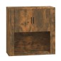 vidaXL Wandschrank Räuchereiche 80x33x80 cm Holzwerkstoff vidaXL Wandschrank Räuchereiche 80x33x80 cm Holzwerkstoff