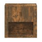 vidaXL Wandschrank Räuchereiche 80x33x80 cm Holzwerkstoff vidaXL Wandschrank Räuchereiche 80x33x80 cm Holzwerkstoff