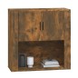 vidaXL Wandschrank Räuchereiche 80x33x80 cm Holzwerkstoff vidaXL Wandschrank Räuchereiche 80x33x80 cm Holzwerkstoff