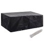 vidaXL Gartenmöbel-Abdeckungen 2 Stk. 8 Ösen 200x160x70 cm vidaXL Gartenmöbel-Abdeckungen 2 Stk. 8 Ösen 200x160x70 cm