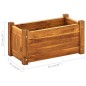 vidaXL Garten-Hochbeet Akazienholz 50x25x25 cm vidaXL Garten-Hochbeet Akazienholz 50x25x25 cm