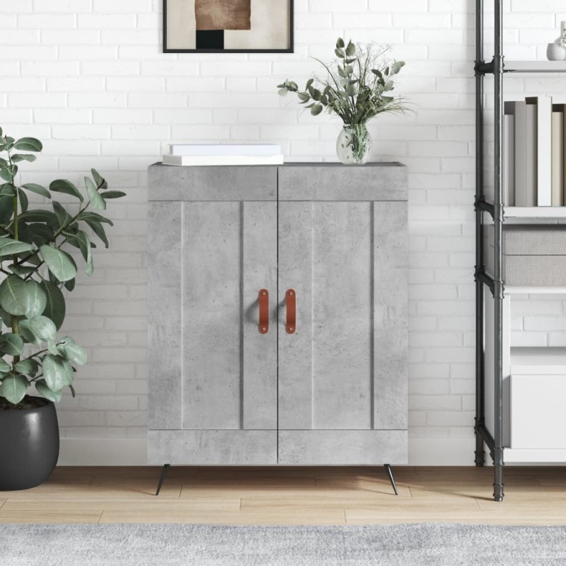 vidaXL Sideboard Betongrau 69,5x34x90 cm Holzwerkstoff vidaXL Sideboard Betongrau 69,5x34x90 cm Holzwerkstoff