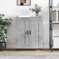 vidaXL Sideboard Betongrau 69,5x34x90 cm Holzwerkstoff vidaXL Sideboard Betongrau 69,5x34x90 cm Holzwerkstoff