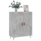 vidaXL Sideboard Betongrau 69,5x34x90 cm Holzwerkstoff vidaXL Sideboard Betongrau 69,5x34x90 cm Holzwerkstoff