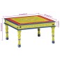 vidaXL Couchtisch Grün Handbemalt Massivholz Mango vidaXL Couchtisch Grün Handbemalt Massivholz Mango