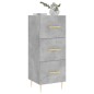 vidaXL Sideboard Betongrau 34,5x34x90 cm Holzwerkstoff vidaXL Sideboard Betongrau 34,5x34x90 cm Holzwerkstoff