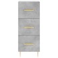 vidaXL Sideboard Betongrau 34,5x34x90 cm Holzwerkstoff vidaXL Sideboard Betongrau 34,5x34x90 cm Holzwerkstoff