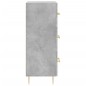 vidaXL Sideboard Betongrau 34,5x34x90 cm Holzwerkstoff vidaXL Sideboard Betongrau 34,5x34x90 cm Holzwerkstoff