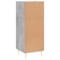 vidaXL Sideboard Betongrau 34,5x34x90 cm Holzwerkstoff vidaXL Sideboard Betongrau 34,5x34x90 cm Holzwerkstoff
