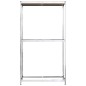 vidaXL Reifenregale mit 2 Böden 4 Stk. Silbern 110x40x180 cm Stahl vidaXL Reifenregale mit 2 Böden 4 Stk. Silbern 110x40x180 cm Stahl