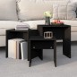 vidaXL Satztische 3-tlg. Schwarz Holzwerkstoff vidaXL Satztische 3-tlg. Schwarz Holzwerkstoff