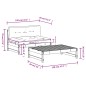 vidaXL 2-tlg. Garten-Lounge-Set mit Kissen Massivholz Douglasie vidaXL 2-tlg. Garten-Lounge-Set mit Kissen Massivholz Douglasie