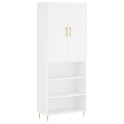 vidaXL Highboard Weiß 69,5x34x180 cm Holzwerkstoff