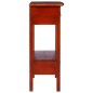 vidaXL Konsolentisch Klassisches Braun 50x30x75 cm Massivholz Mahagoni vidaXL Konsolentisch Klassisches Braun 50x30x75 cm Massivholz Mahagoni