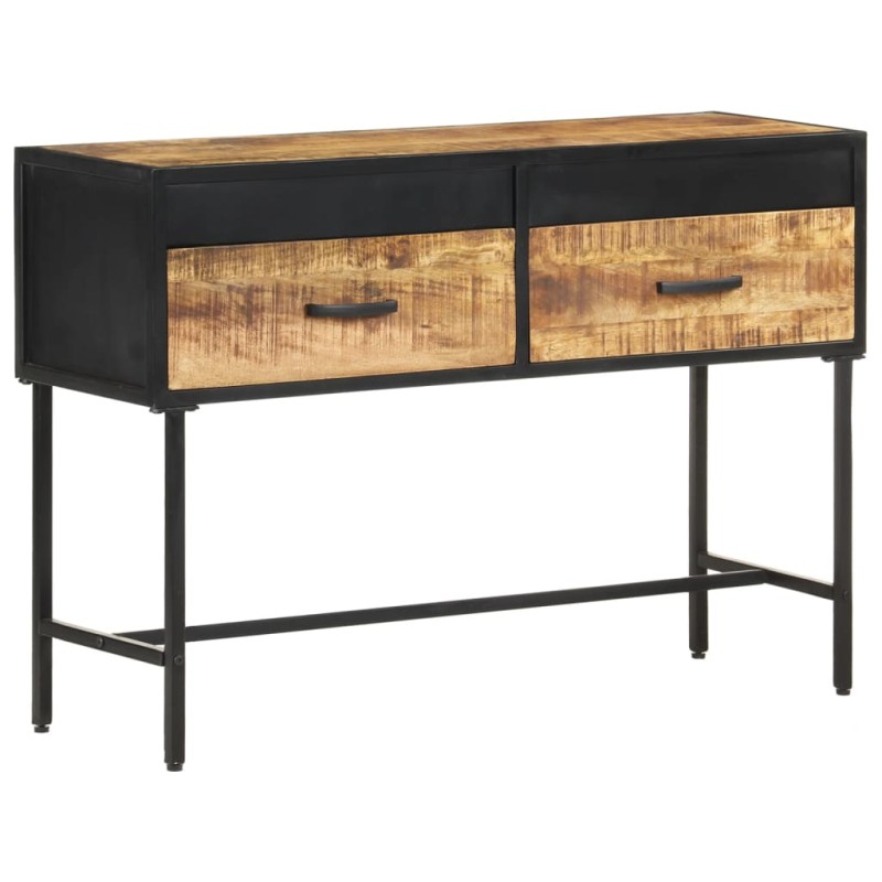 vidaXL Konsolentisch 110x35x75 cm Raues Mangoholz vidaXL Konsolentisch 110x35x75 cm Raues Mangoholz