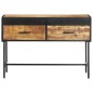 vidaXL Konsolentisch 110x35x75 cm Raues Mangoholz vidaXL Konsolentisch 110x35x75 cm Raues Mangoholz