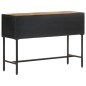 vidaXL Konsolentisch 110x35x75 cm Raues Mangoholz vidaXL Konsolentisch 110x35x75 cm Raues Mangoholz